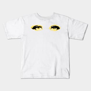 Yellow Gaze Kids T-Shirt